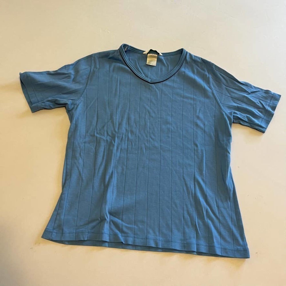 5/ $25 Outer Banks Blue crew neck cotton top M